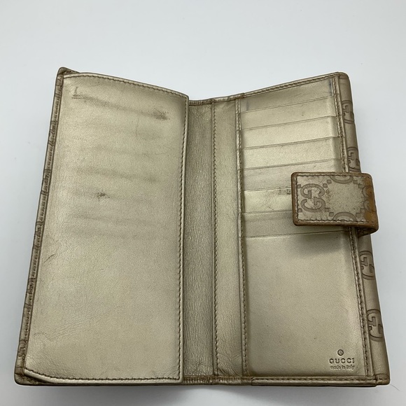 GUCCI LEATHER LONG WALLET - Picture 10 of 10